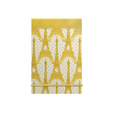 Les Cakes de Bertrand - Bloc shopping 8 x 12 cm - 100 pages - Tour Eiffel Jaune