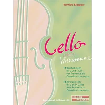 Partitions classique EDITION BREITKOPF BRUGGAIER ROSWITHA - CELLO-VIELHARMONIE - CELLO Violoncelle