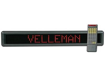 Velleman - Journal lumineux rouge