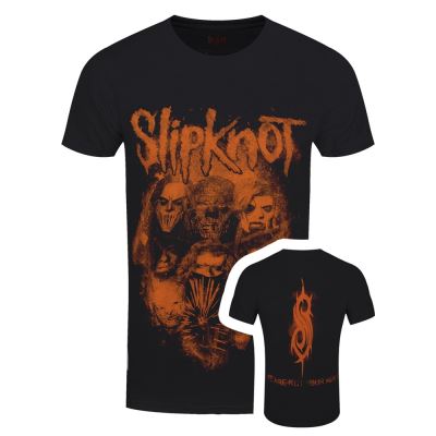 Slipknot T-Shirt We Are Not Your Kind Design orange Homme Noir - Taille XL