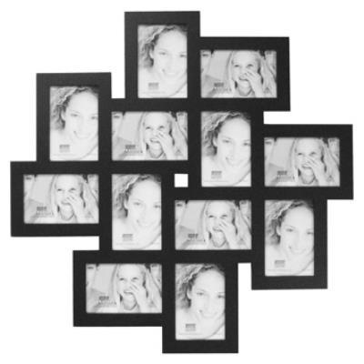 Cadre multivues Big Star pour 12 photos 10x15 - Noir