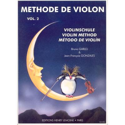 Méthode et pédagogie LEMOINE GARLEJ B. / GONZALES J.-F. - MÉTHODE DE VIOLON VOL.2 Violon