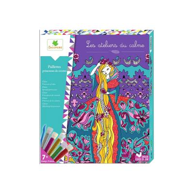 Kit créatif Ateliers du Calme Paillettes Princesses de Contes Au Sycomore