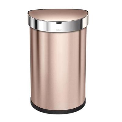 Poubelle Simplehuman Semi Round Liner Pocket Sensor 45 L