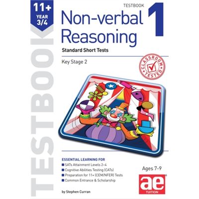 11+ Non-Verbal Reasoning Year 3/4 Testbook 1: Standard Short Tests (11+ Non-Verbal Reasoning Year 3/4 Workbooks For Children) (Paperback)