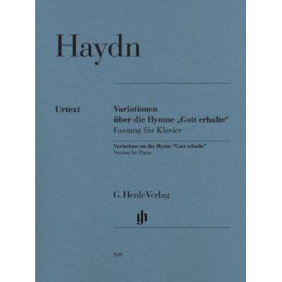 Haydn Joseph - Variations Sur L'Hymne Gott Erhalte - Piano