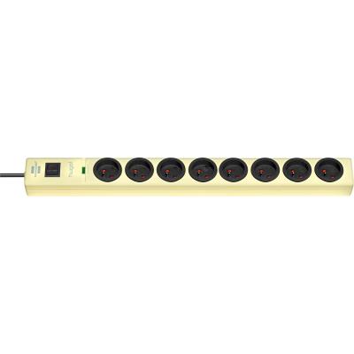 Hugo! - socle 8 prises ivoire 2m h05vv-f 3g1,5 - parasurt. 19.500a
