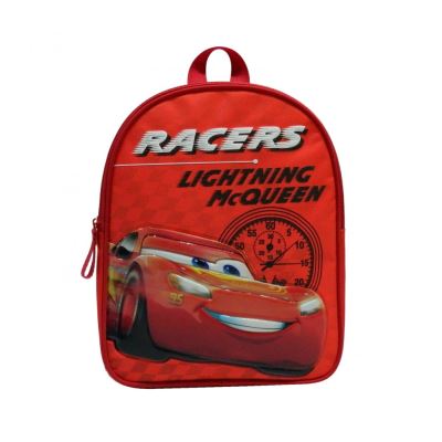 Sac à dos goûter Maternelle 31cm Disney Cars McQueen Rouge