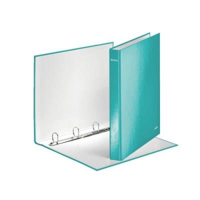Classeur Leitz Reliure à anneaux WOW DIN A4 en carton dur mécanisme à 4 anneaux en D largeur du dos : 40 mm A4 40 mm 1 pcs - vue 2