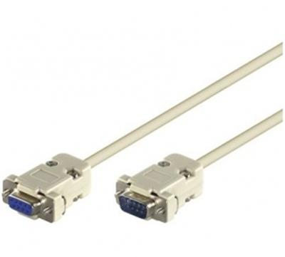 Câble DB9 mâle/femelle, fiches moulées, 5.00m