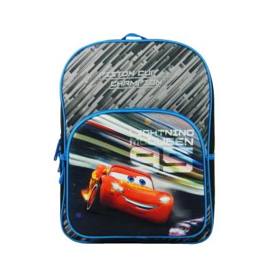 Sac à dos Disney Cars McQueen Noir et Bleu