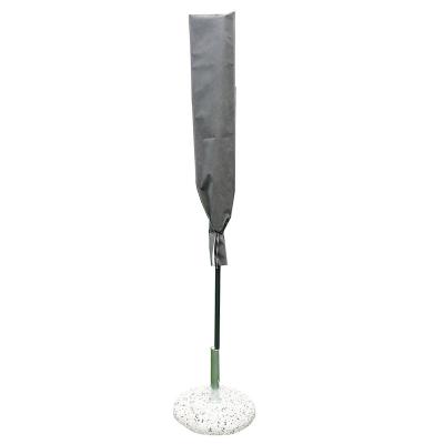 Housse de protection pour parasol coloris taupe - Dim : 140x30 cm - PEGANE -