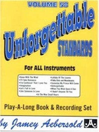 AEBERSOLD 58 UNFORGETTABLE+CD