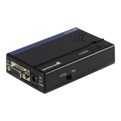 StarTech.com Hoge Resolutie VGA naar Composiet of S-Video Converter videoconverter - zwart