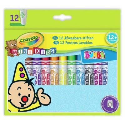 Crayola Mini Kids feutres lavables Bumba junior 12 pièces