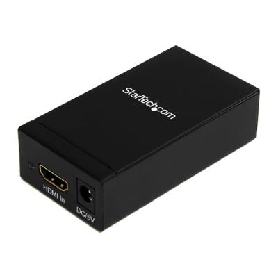 StarTech.com HDMI of DVI naar DisplayPort Actieve Adapter videoconverter - zwart