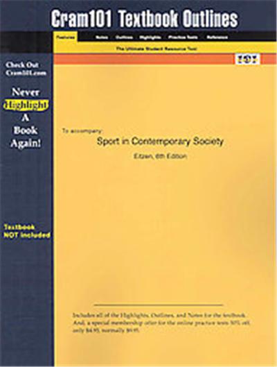 Sport in Contemporary Society, Cram101 Series