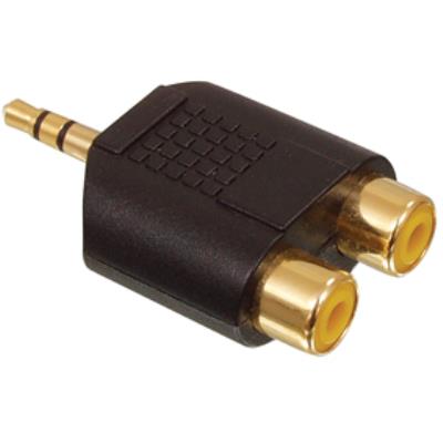 Adaptateur audio 3.5mm rca gold