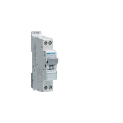 Disjoncteur Hager- 1P+N - 40A - 6-10kA - Type C