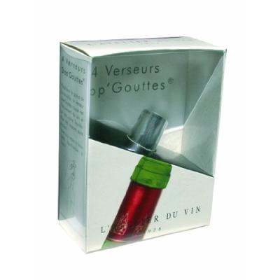 L'ATELIER DU VIN 081095-0 VERSEUR STOP-GOUTTES CLASSIC BOÎTE DE 4 DISQUES