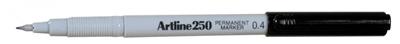 Marqueur encre permanente Artline 250 noir