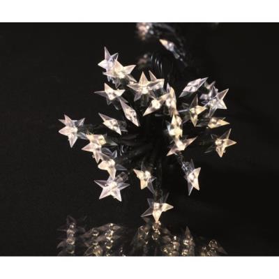 Codico guirlande de noël lumineuse étoile souple 60 led 5 m blanc