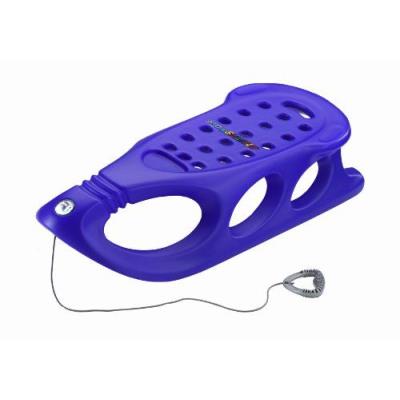 Khw Snow Shuttle Luge En Plastique Bleu 110X47X25 Cm
