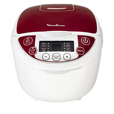 Moulinex mk705111 multicuiseur traditionnel 12-en-1 rouge 5 l