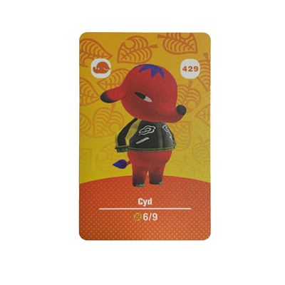 Amiibo Standard Carte pour Animal Crossing Séries 5 HAOBUY pour Nintendo Switch - NO.429 (8.6*5.4cm)