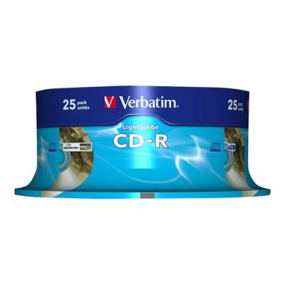 Verbatim LightScribe - CD-R x 25 - 700 Mo - support de stockage