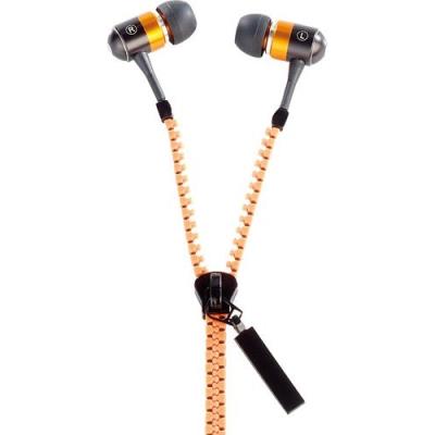Ecouteurs sur fermeture à glissière ''LE-400.Zip'' - Orange
