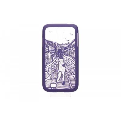 To Phone Case For Samsung S4 G Girl Aotbxtfss4H09Pu (Violet)