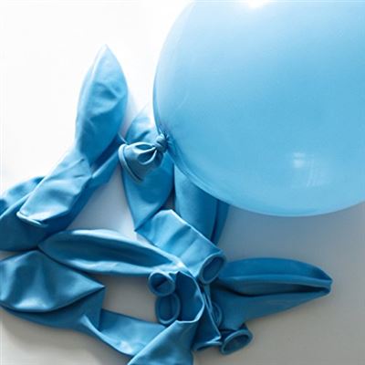 MegaCrea Ballons de baudruche gonflables Bleu 10 pièces - Graine créative