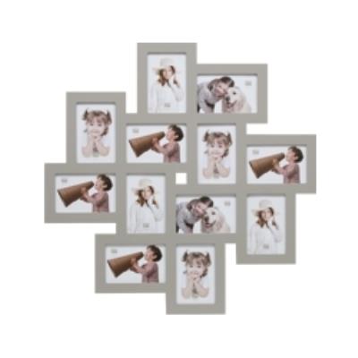 Cadre multivues Big Star pour 12 photos 10x15 - Beige clair