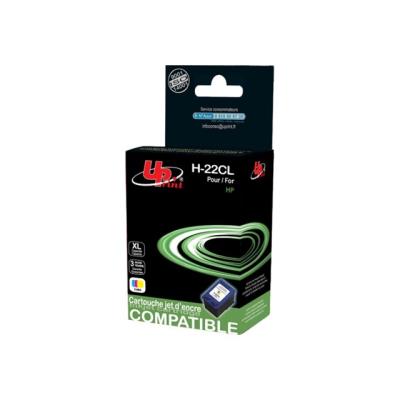 UPrint H-22CL - XL grootte - kleur (cyaan, magenta, geel) - gereviseerd - inktcartridge (alternatief voor: HP 22)