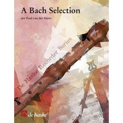Partitions classique DEHASKE BACH J.S. - A BACH SELECTION  - QUATUOR FLUTE A BEC SATB Flûte à bec