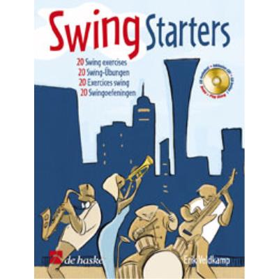 Partitions jazz&blues DEHASKE SWING STARTERS + CD - SAXOPHONE TENOR ET SOPRANO Saxophone