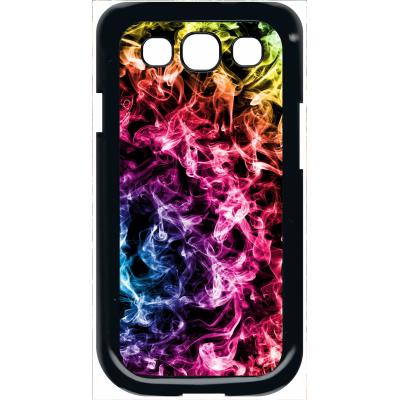 Coque samsung s3 smoke fume arc en ciel