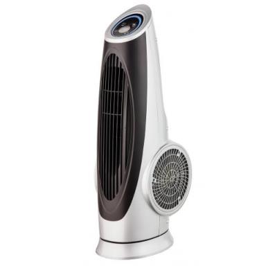 Fakir 6953009 tvl 90 ventilateur en colonne noir argent