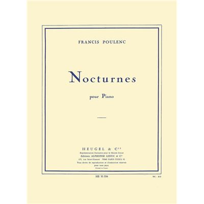 Poulenc Francis - Nocturnes (8) --- Piano
