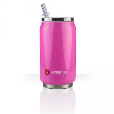 Canette isotherme 33cl rose brillant A-1804