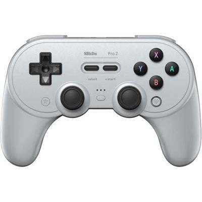 Manette Sans Fil Bluetooth - 8bitDo Pro2 Gray Edition - Switch, PC, Android, Raspberry Pi