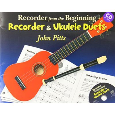 Recorder From The Beginning: Recorder And Ukulele Duets Book/CD - [Version Originale]