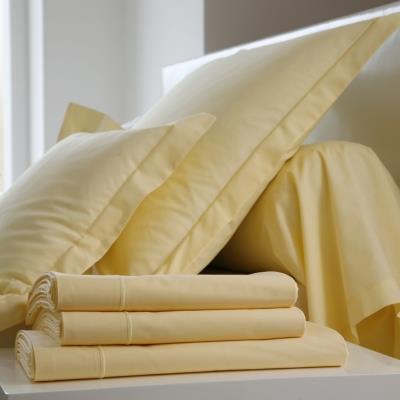 Housse de couette Coton BLANC DES VOSGES 140 x 200 cm Jaune