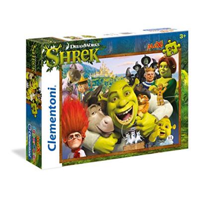 Clementoni - 24046.3 - maxi puzzle - shrek -  24 pièces