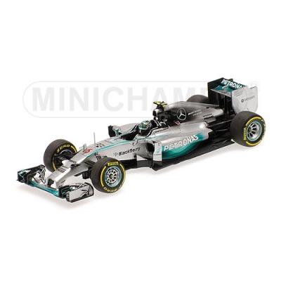 Minichamps - 410140406 - mercedes - gp w05 - abu dhabi 2014 - échelle 1 43 - argent mc-410140406