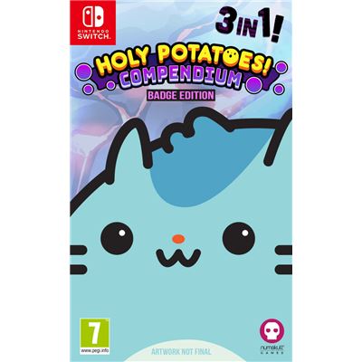 Pochette avant du jeu Holy Potatoes! Compendium Badge Collector's Edition Nintendo Switch