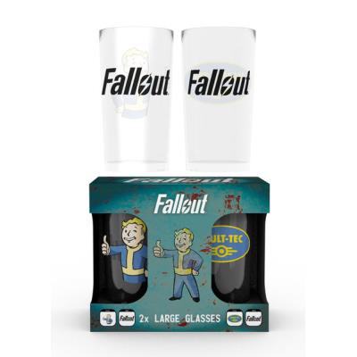 Set de 2 verres à bière Fallout 4 Vault-Tec