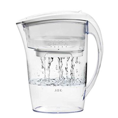 Aeg-aquasense pure awfljp1 pour carafe filtrante d'eau filtrée 1,6 l, blanc ice