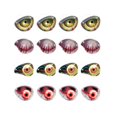 Cache-oeil zombie Halloween (x12)